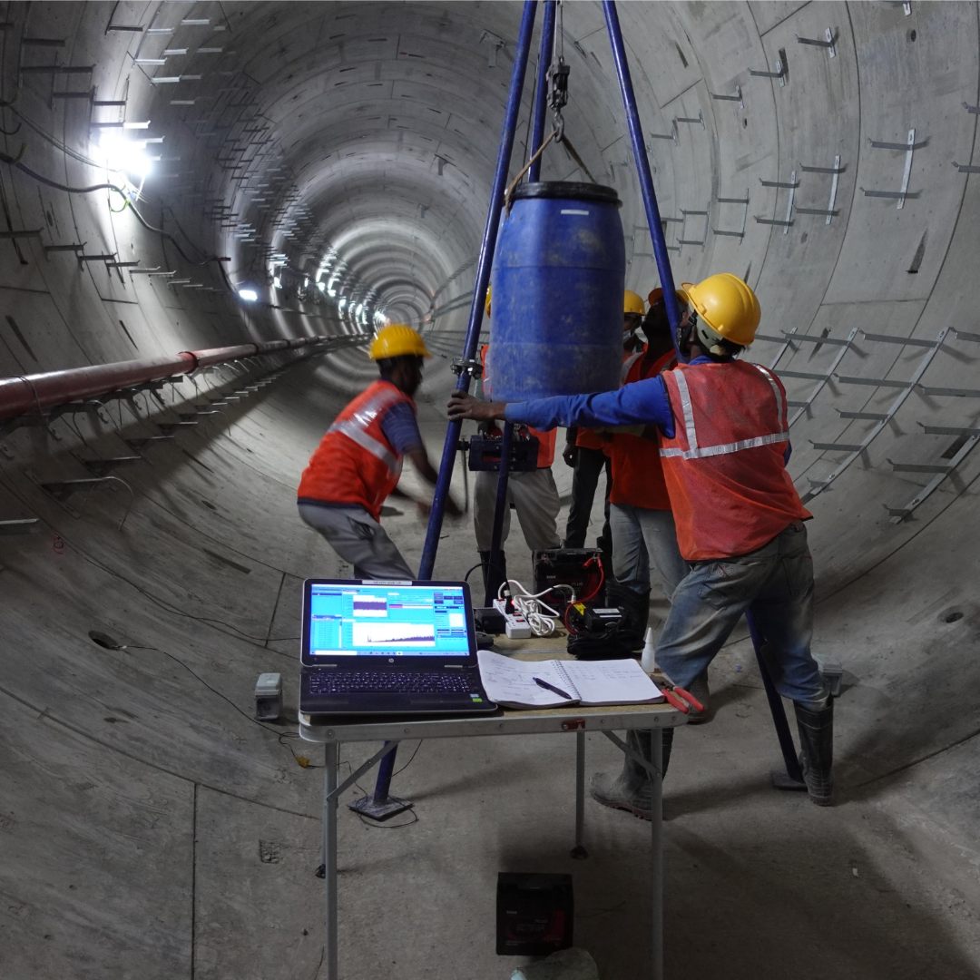 Railway Tunneling Shock Analysis